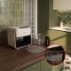 Frytkownica beztłuszczowa Huslog Szklana 4,2 l 1300 W beżowa (HUS1092) 5