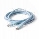 Kabel USB Huslog USB-C-Lightning Pusheen 1,5 m, niebieski (5902983633501) 1