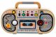 LeanToys Drewniane Radio Interaktywne Tablica Manipulacyjna Światła LED Dźwięki 1