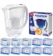 Dzbanek filtrujący Aquaphor Wodę Amethyst 2,8l z 10 wkładami (3+7AP), biały 1