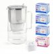 Dzbanek filtrujący Aquaphor Szklany Glass Szary + 4 Wkłady Filtry (1mg+3AP) 1