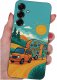 krainaGSM Etui Do Samsung S26+ Plus Wzory | Silikonowe Matt Case + Szkło 9H 4