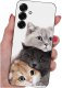 krainaGSM Etui Do Samsung S26+ Plus Wzory | Silikonowe Matt Case + Szkło 9H 4