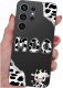 krainaGSM Etui do Samsung S26 Ultra wzory | silikonowe Matt Case + szkło 9H 4