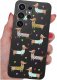 krainaGSM Etui do Samsung S26 Ultra wzory | silikonowe Matt Case + szkło 9H 4