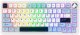 Klawiatura Ajazz Bezprzewodowa klawiatura mechaniczna AK820 MAX PLUS – Daydream Switch – Blue-White-Dark Blue 3-mode RGB (AK820MAX-DD-BWD) 1