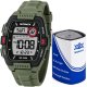 Zegarek Xonix DBI-004 męski elektroniczny zielony 43 mm 1