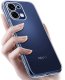 krainaGSM Etui Bezbarwne Do Oppo A6 Pro 5G Wzmacniane Clear Case 2Mm + Szkło 9H 4