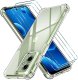 krainaGSM Zestaw Etui Do Motorola Moto G54 |G54 Power Anti-Shock Clear 3 Sztuki Szkło 1