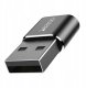 Adapter USB Yesido Mini Aluminum Alloy USB Type-c U-Disk Card Reader Mouse Convert OTG Adapter Black (GS09) 4