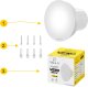 Wentylator Mission Air Łazienkowy VENO 100 S White (5905910416567) 3