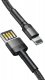 Kabel USB Baseus USB-A - Lightning 1 m Czarno-szary (CALKLF-GG1) 3