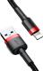 Kabel USB Baseus USB-A - Lightning 1 m Czarno-czerwony (CALKLF-G91) 2