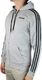 Adidas Bluza męska Essentials 3 Stripes Fullzip Fleece szara r. S (DU0476) 1