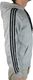 Adidas Bluza męska Essentials 3 Stripes Fullzip Fleece szara r. S (DU0476) 2