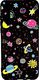 Etui Slim case Art SAMSUNG GALAXY A7 2018 różowe planety uniwersalny 1
