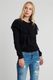 Fresh Made Bluza bez kaptura damska z falbankami czarna Fresh Made L 1