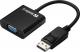 Adapter AV Sandberg DisplayPort - D-Sub (VGA) czarny (50843) 1