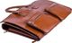 Solier Skórzana torba męska na garnitur SL18 Harlow vintage brown uniwersalny 7