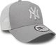 New Era Czapka New York Yankees Clean A Frame Trucker szara r. uniwersalny (11588490) 1
