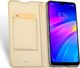 Dux Ducis Skin Pro etui pokrowiec z klapką Xiaomi Redmi 7 złoty uniwersalny 3