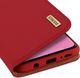 Dux Ducis Wish skórzane etui pokrowiec ze skóry naturalnej Samsung Galaxy S10 Plus czerwony uniwersalny 3