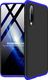 GKK 360 Protection Case etui na całą obudowę przód + tył Huawei P30 czarno-niebieski uniwersalny 1