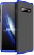 GKK 360 Protection Case etui na całą obudowę przód + tył Samsung Galaxy S10 czarno-niebieski uniwersalny 1