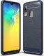 Hurtel Carbon Case elastyczne etui pokrowiec Samsung Galaxy A20e niebieski uniwersalny 1