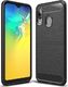 Hurtel Carbon Case elastyczne etui pokrowiec Samsung Galaxy A20e czarny uniwersalny 1