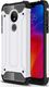 Hurtel Hybrid Armor pancerne hybrydowe etui pokrowiec Motorola Moto G7 Power srebrny uniwersalny 1
