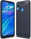 Hurtel Carbon Case elastyczne etui pokrowiec Huawei Y7 2019 / Y7 Prime 2019 niebieski uniwersalny 1