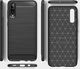 Hurtel Carbon Case elastyczne etui pokrowiec Samsung Galaxy A50 niebieski uniwersalny 3
