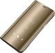 Hurtel Clear View Case futerał etui z klapką Samsung Galaxy A40 złoty uniwersalny 1