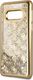 Guess Guess GUHCS10LPEOLGGO S10e G970 złoty /gold hard case 4G Peony Liquid Glitter uniwersalny 2