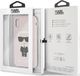 Karl Lagerfeld Karl Lagerfeld KLHCPXSLFKPI iPhone X/Xs hardcase jasnoróżowy/light pink Silicone Iconic uniwersalny 7