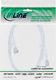 InLine Patchcord InLine® płaski, U / FTP, kat. 6A, biały, 3m 2