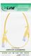 InLine Flat Patch kabel, U/FTP, Cat.6A, żółty, 0.5m 2