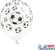 Party Deco Balony Piłka Nożna, 30 cm, 6 szt uniwersalny 1