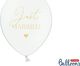 Party Deco Balony weselne, Just Married, białe, 30 cm, 6 szt. uniwersalny 1
