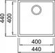 Zlewozmywak Teka Square 40.40 TG Tegranit czarny (115230025) 2