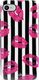 Puro Puro Glam Miami Stripes - Etui Iphone 8 / 7 / 6s / 6 (kiss) 1