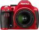 Lustrzanka Pentax K 50 Kit czerwony + DAL 18-55 WR + 50-200 WR (10996) 3