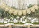 Party Deco Baner ślubny, Nowożeńcy, juta, 23x155 cm uniwersalny 3
