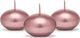 Party Deco Świeca pływająca metalizowana, różowe złoto, 4 cm 1