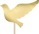 Party Deco Toppery na tort komunijny, złote, 31,5 cm, 6 szt. uniwersalny 2