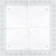 Party Deco Serwetki Komunijne z ornamentem, srebrne, 33x33cm, 20 szt. uniwersalny 1
