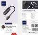 Adapter USB Rock Lightning - Jack 3.5mm + Lightning Czarny  (060) 4