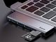 HUB USB Baseus Harmonica 5-in-1 HUB Adapter 1x SD 1x USB-C 1x microSD  + 2x USB-A 3.0 (6953156285460) 1