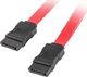 Lanberg SATA - SATA, 0.3m, Czerwony (CA-SASA-10CU-0030-R) 1